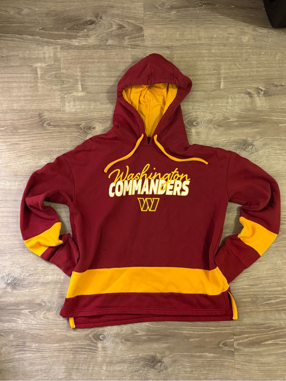 Washington Commanders Maroon & Gold Hooded Sweatshirt